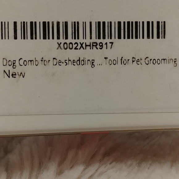 🎉2/$16 NEW Dog De-Shedding Combing Tool Blue Iridescent Metal - Picture 4 of 4